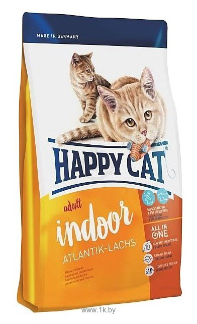 Фотографии Happy Cat (0.3 кг) Supreme Indoor Atlantik-Lachs