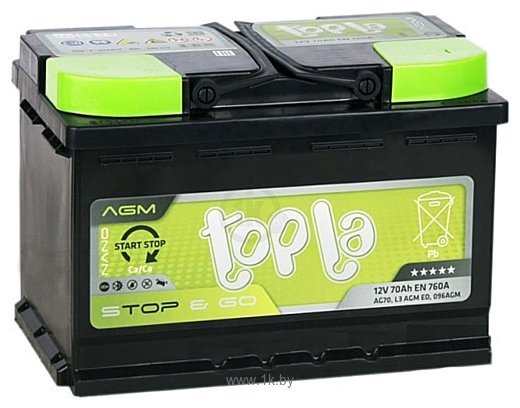 Фотографии Topla TOP AGM Stop&Go TAG70 (70Ah)
