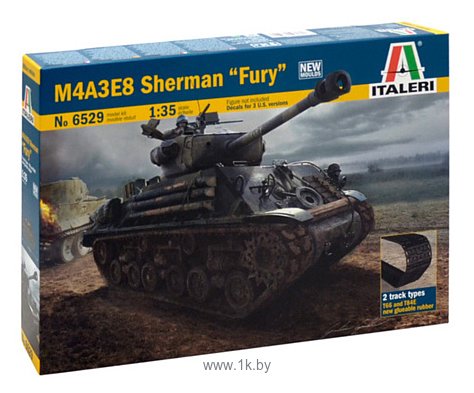 Фотографии Italeri 6529 Танк M4A3E8 Sherman Fury
