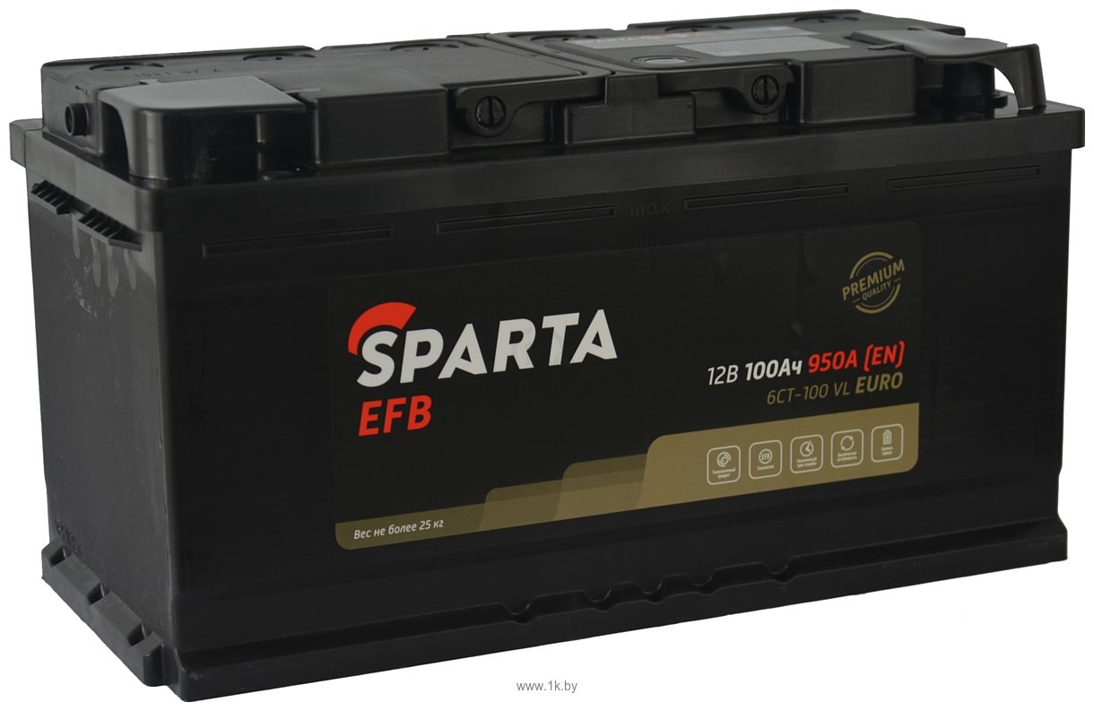 Фотографии Sparta EFB 6CT-100 VL Euro (100Ah)