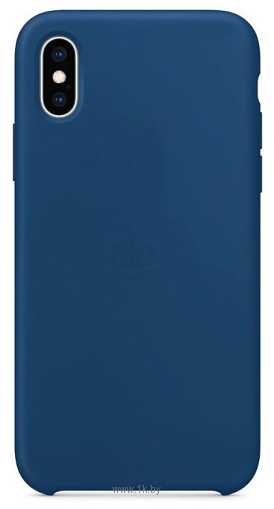 Фотографии Case Liquid для Apple iPhone XS Max (синий кобальт)
