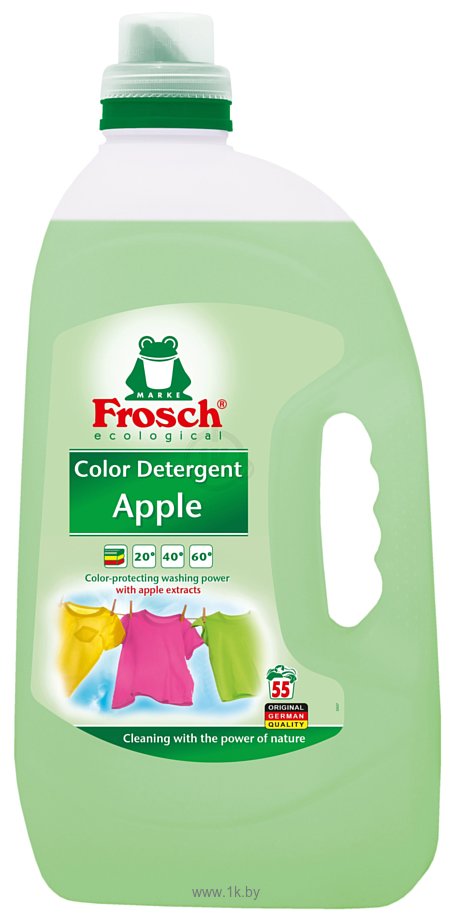 Фотографии Frosch Color Detergent Яблоко 5 л