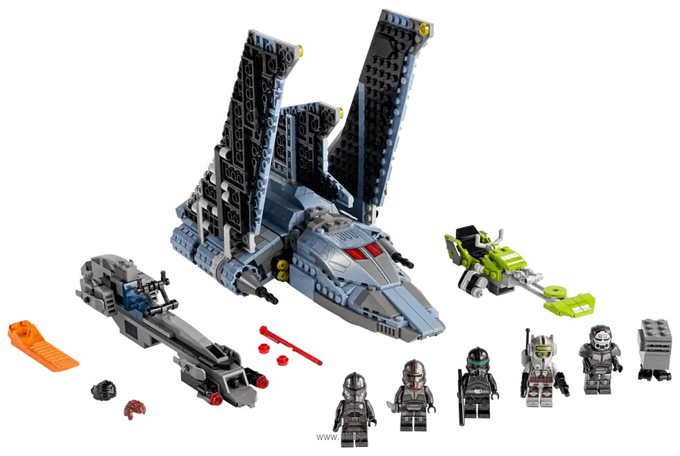 Фотографии LEGO Star Wars 75314 Штурмовой шаттл Бракованной Партии
