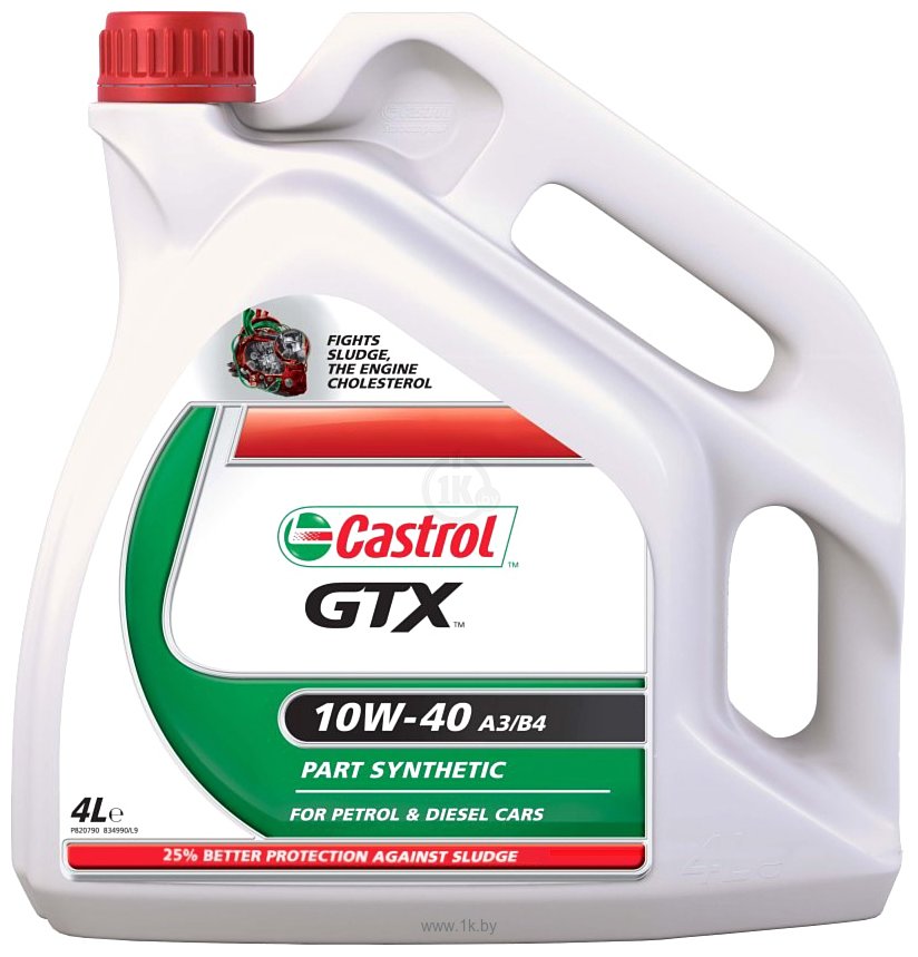 Фотографии Castrol GTX 10W-40 A3/B4 4л