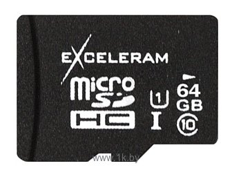 Фотографии Exceleram microSDXC class 10 UHS-I U1 64GB