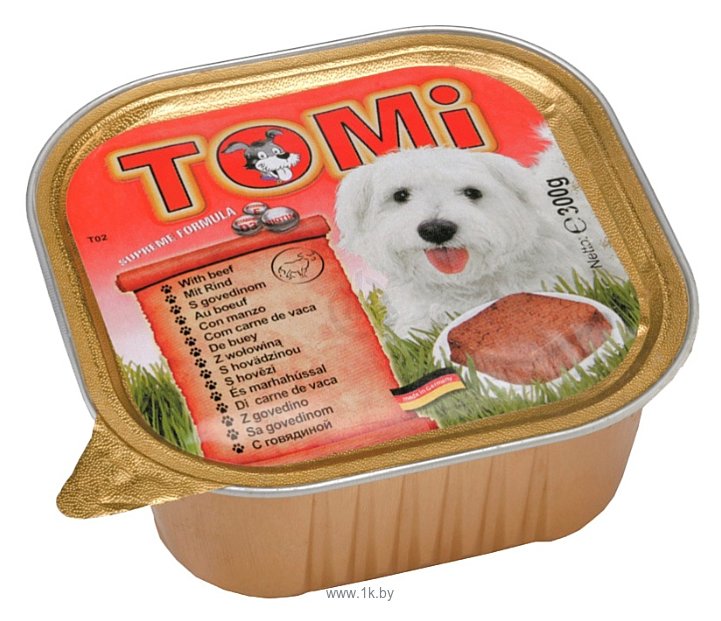 Фотографии ToMi (0.3 кг) 1 шт. Ламистер для собак с говядиной