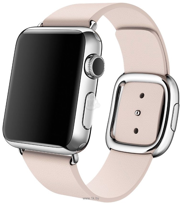Фотографии Apple с современной пряжкой 38 мм (бледно-розовый, размер L) (MJ592)