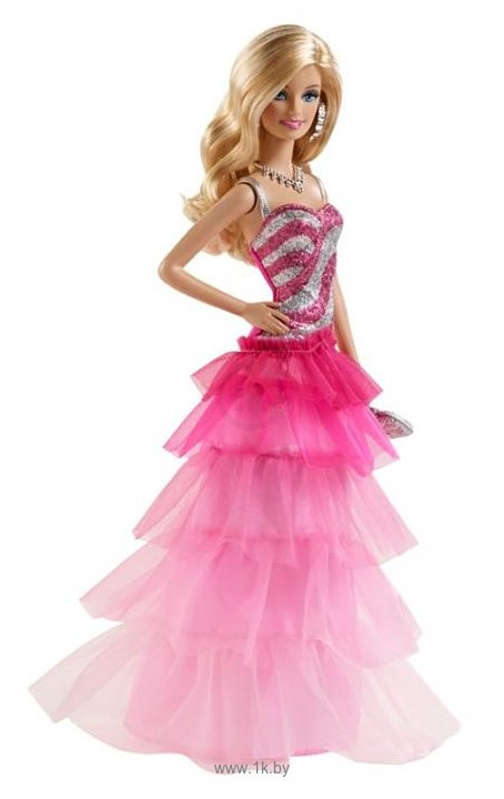 Фотографии Barbie Pink & Fabulous Ruffle Gown (BFW18)