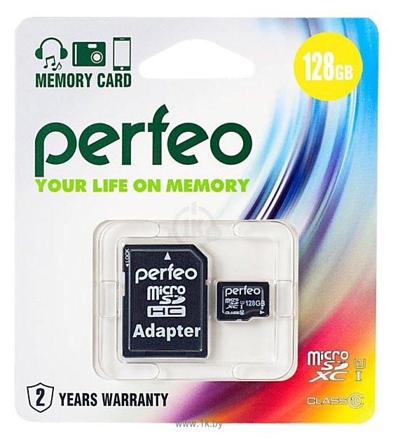 Фотографии Perfeo microSDXC PF128GMCSX10U1A 128GB (с адаптером)