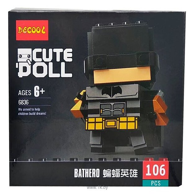 Фотографии Jisi bricks (Decool) Cute Doll 6836 Бэтмен
