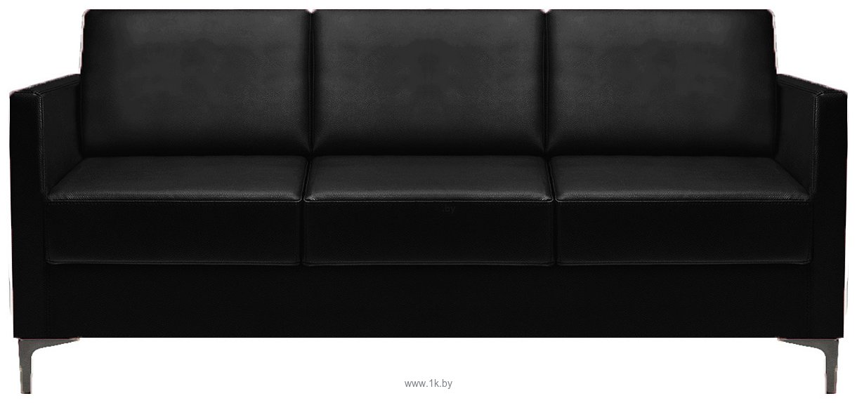 Фотографии Brioli Ганс трехместный (экокожа, L22 черный)