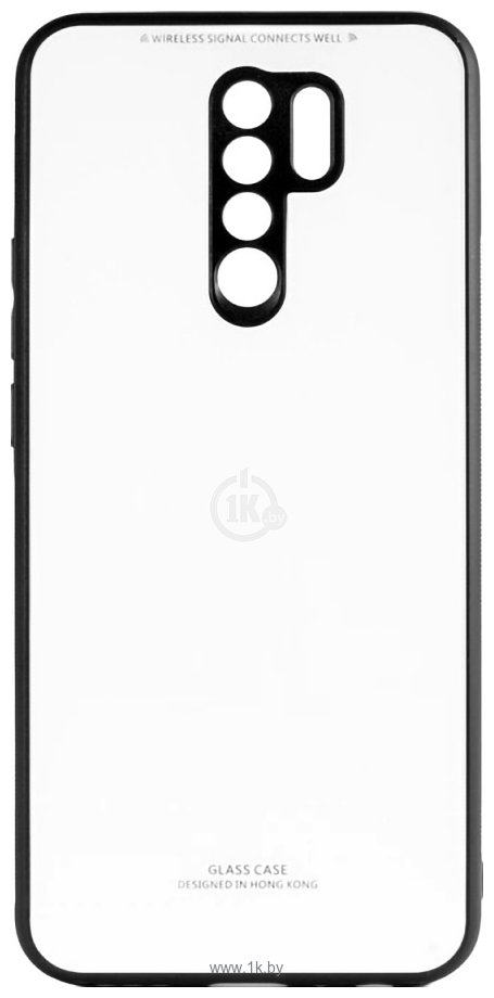 Фотографии Case Glassy для Xiaomi Redmi 9 (белый)