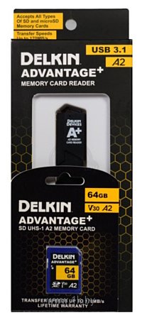 Фотографии Delkin Devices Advantage+ SD Reader and Card Bundle SDXC 64GB