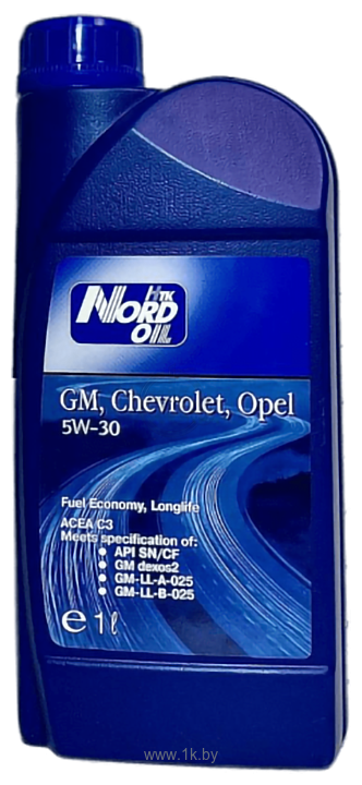 Фотографии Nord Oil Specific Line 5W-30 Chevrolet/Opel/GM NRSL005 1л