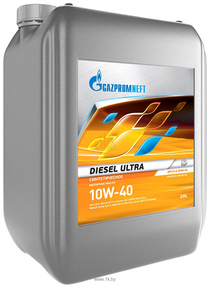 Фотографии Gazpromneft Diesel Ultra 10W-40 CI-4 ACEA E4/E7 20л