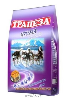 Фотографии Трапеза Прима для активных собак (2.5 кг) 4 шт.