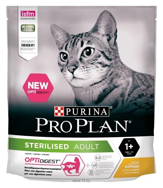 Фотографии Purina Pro Plan Sterilised feline rich in Chicken dry (0.4 кг)