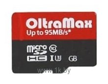 Фотографии OltraMax microSDHC Class 10 UHS-3 95MB/s 16GB + SD adapter