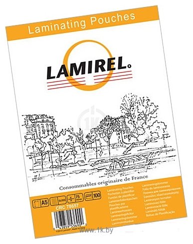 Фотографии Lamirel A5, 75 мкм, 100 л LA-78657