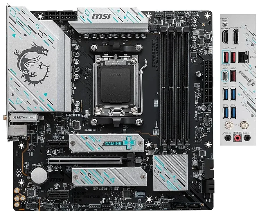 Фотографии MSI B650M Gaming Plus WiFi Фотографии MSI B650M Gaming Plus WiFi