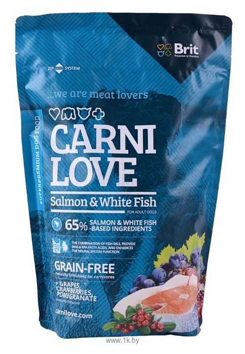 Фотографии Carnilove Carnilove Salmon & White fish for adult dogs (1.5 кг)