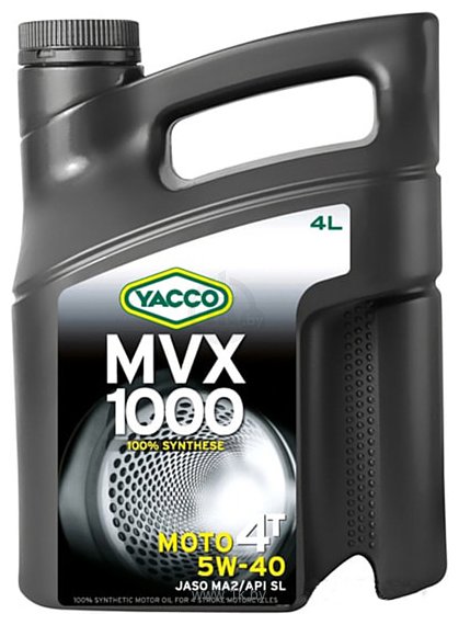 Фотографии Yacco MVX 1000 4T 5W-40 4л
