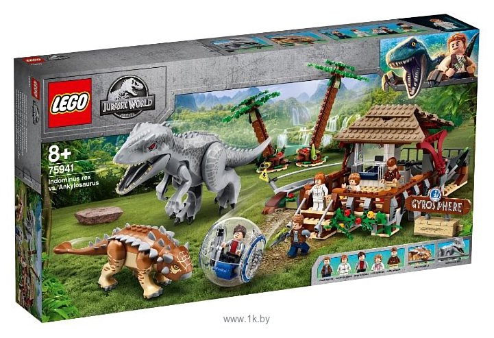 Фотографии LEGO Jurassic World 75941 Индоминус-рекс против анкилозавра