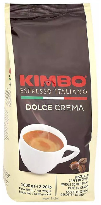 Фотографии Kimbo Crema Dolce в зернах 1 кг