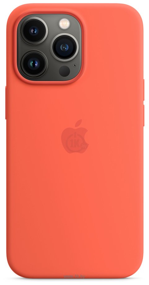 Фотографии Apple MagSafe Silicone Case для iPhone 13 Pro (спелый нектарин)