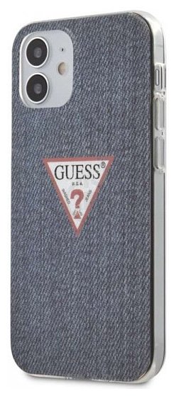 Фотографии CG Mobile Guess Denim Triangle для Apple iPhone 12 mini GUHCP12SPCUJULDB