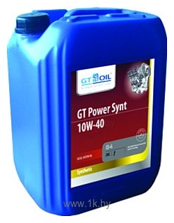 Фотографии GT Oil GT POWER SYNT 10W-40 20л