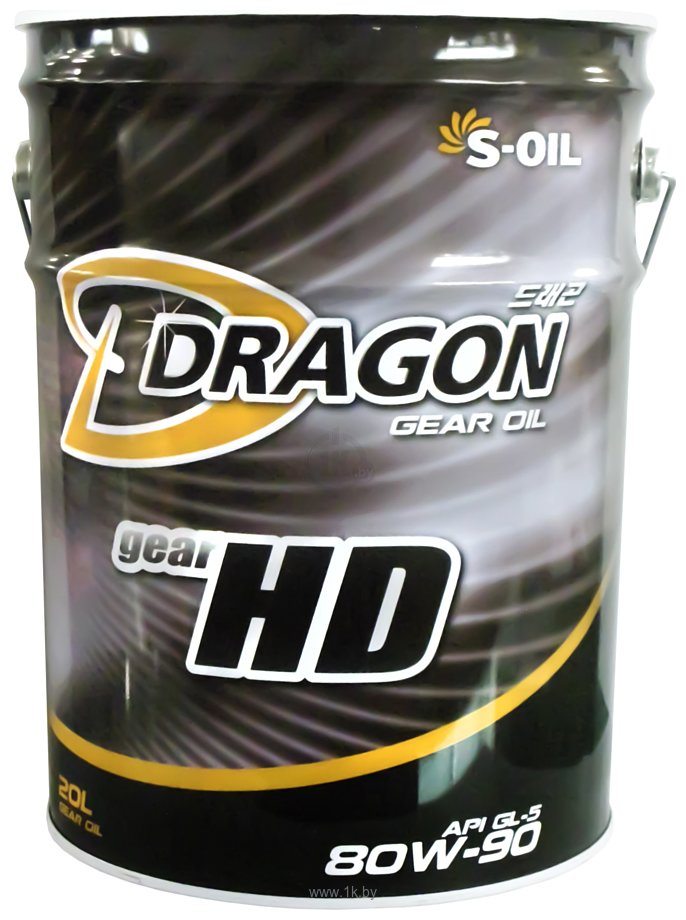 Фотографии S-OIL DRAGON Gear HD 80W-90 20л