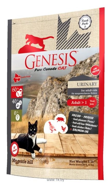 Фотографии Genesis My Gentle Hill Adult Urinary при проблемах мочеполовой системы с кабаном, фазаном и курицей