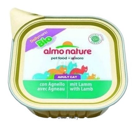 Фотографии Almo Nature DailyMenu Bio Pate Adult Cat Lamb (0.1 кг) 32 шт.