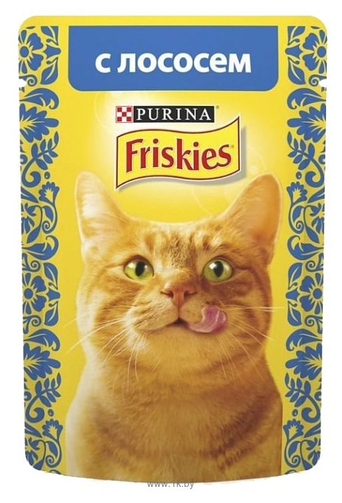 Фотографии Friskies (0.085 кг) 1 шт. Кусочки в подливе с Лососем