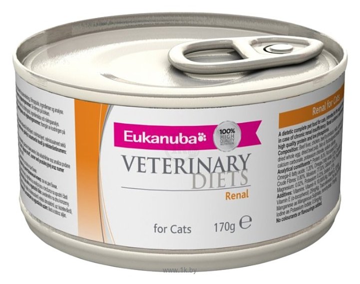 Фотографии Eukanuba Veterinary Diets Renal for Cats Can ( 0.17 кг) 1 шт.
