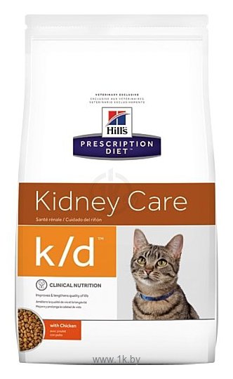 Фотографии Hill's (0.4 кг) Prescription Diet K/D Feline Kidney Care