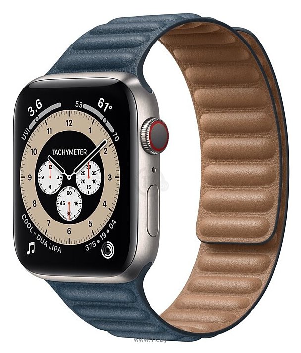 Фотографии Apple Watch Edition Series 6 GPS + Cellular 44mm Titanium Case with Leather Link