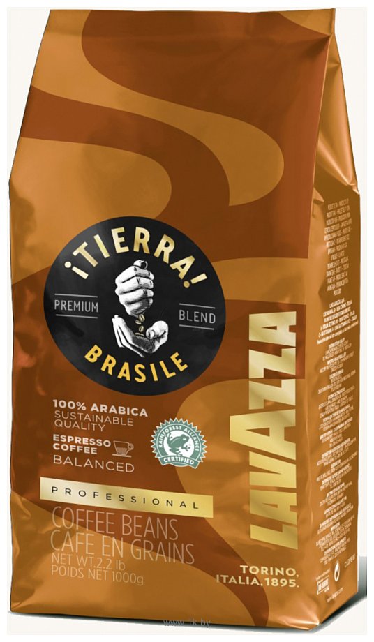 Фотографии Lavazza Tierra Brazil Balanced в зернах 1000 г