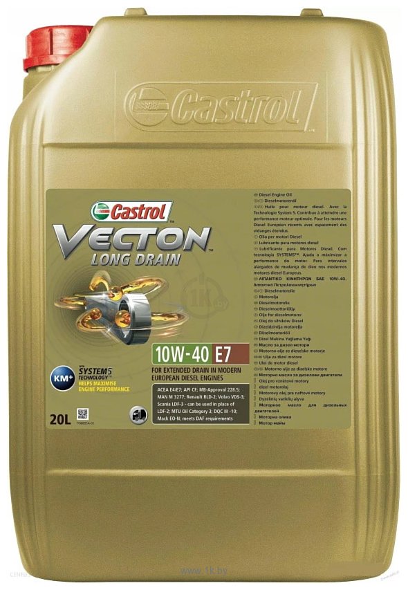 Фотографии Castrol Vecton Long Drain 10W-40 E7 20л