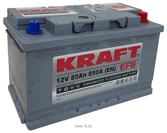 Фотографии KRAFT EFB 85 R+ (85Ah)