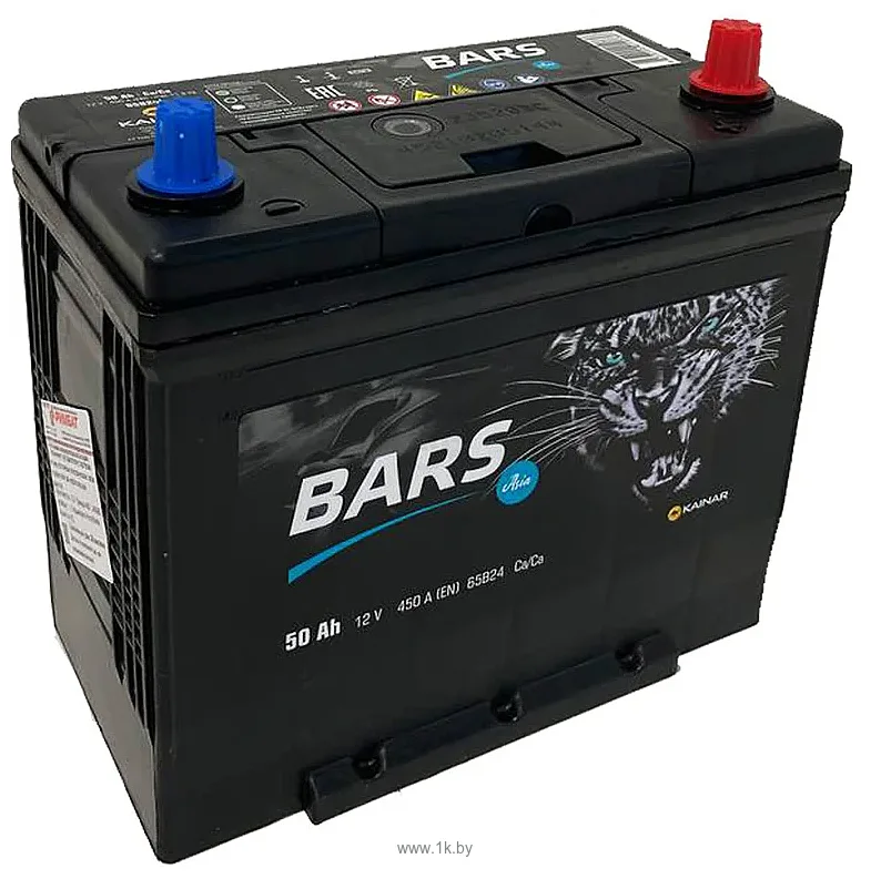 Фотографии BARS Asia 50 JR+ тонкие клеммы с бортом (50Ah)