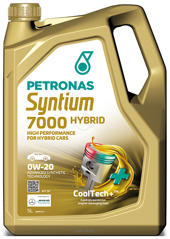 Фотографии Petronas Syntium 7000 HYBRID 0W-20 5 л