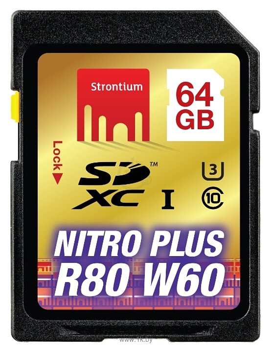 Фотографии Strontium NITRO PLUS SDXC Class 10 UHS-I U3 64GB