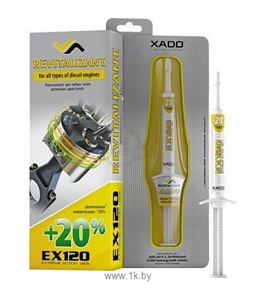 Фотографии Xado Revitalizant EX120 для дизельных двиgателей 8ml