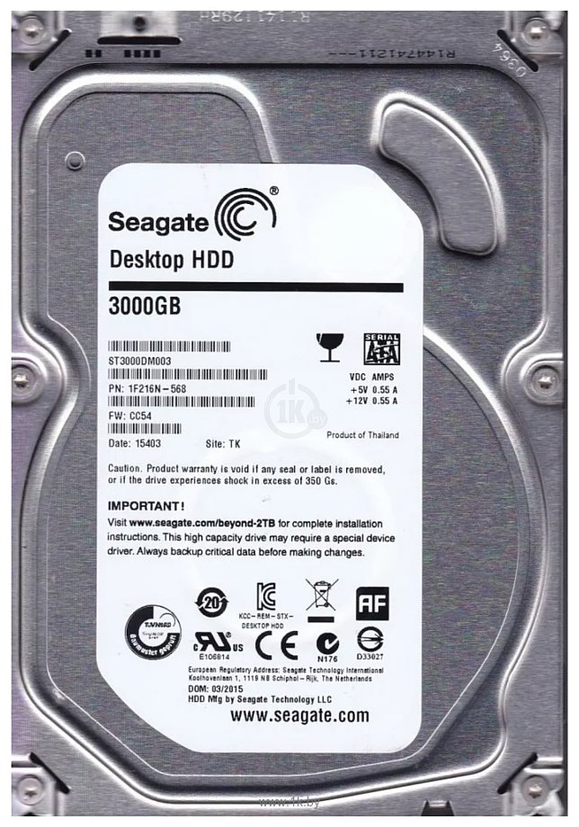 Фотографии Seagate Desktop HDD.15 3TB ST3000DM003