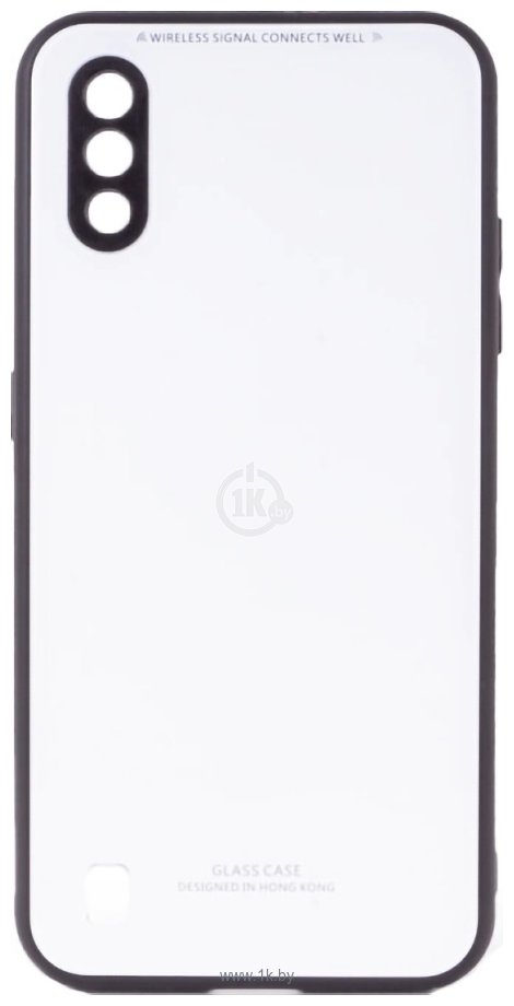 Фотографии Case Glassy для Samsung Galaxy M01 (белый)