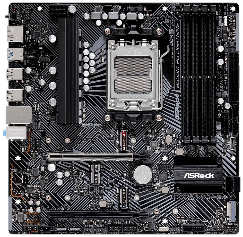 Фотографии ASRock B650M PG Lightning