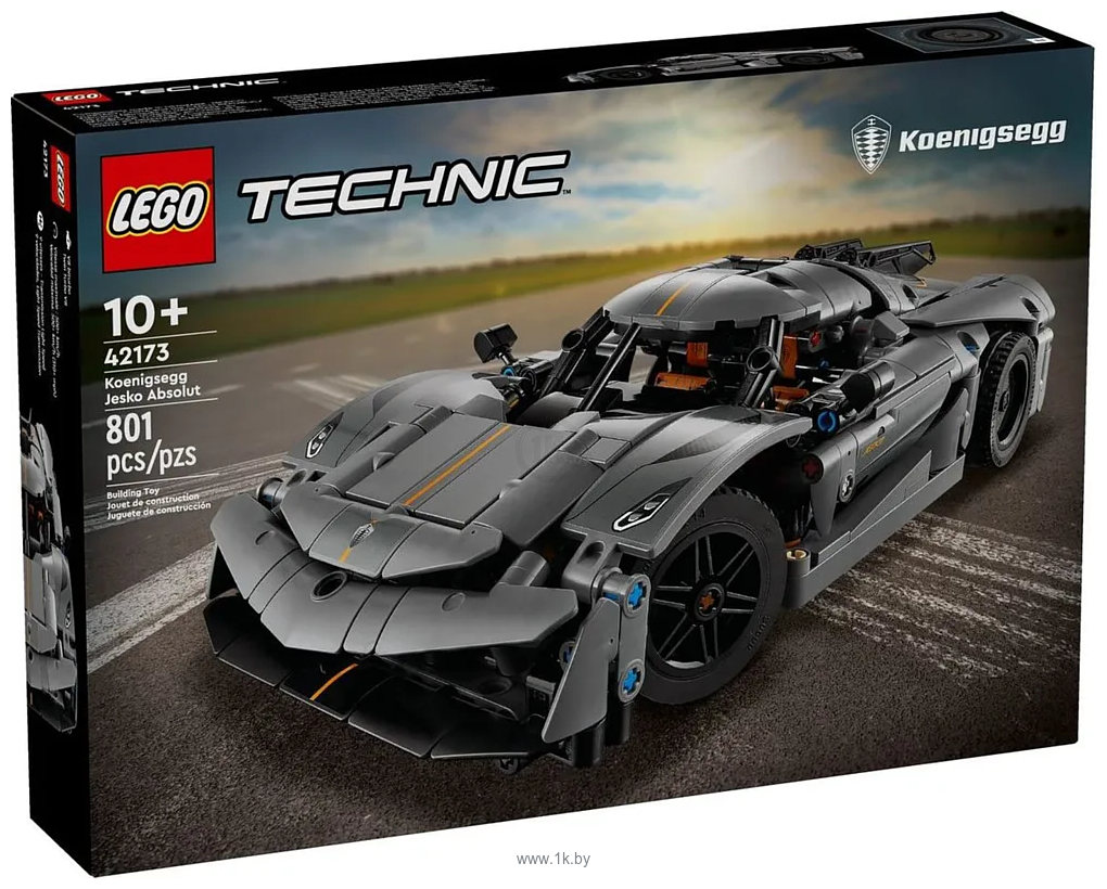 Фотографии LEGO Technic 42173 Koenigsegg Jesko Absolut Grey Hypercar