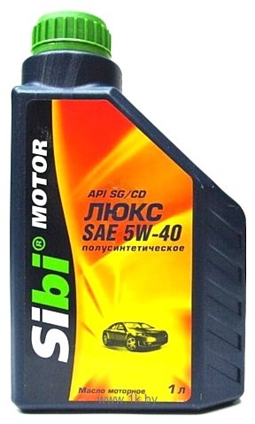 Фотографии Sibi Motor Люкс 5W-40 SG/CD 1л